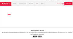 Desktop Screenshot of mahindrausa.com